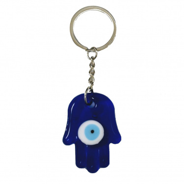 Blue Hamsa Key Chain