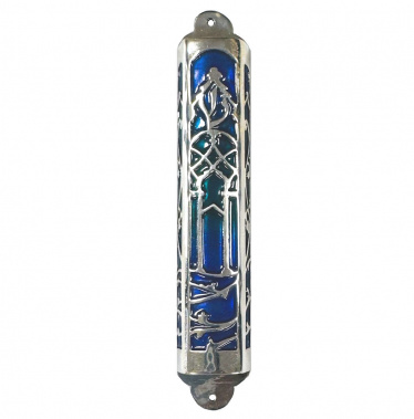 Geometric Mezuzah Case by Nadav Art