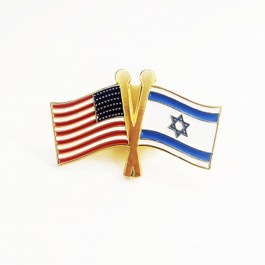 Israel & USA Flag Pin