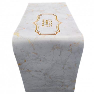 Gold Marble Shabbat Table Runner