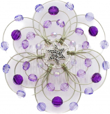 Desert Kippot Shades of Purple Light