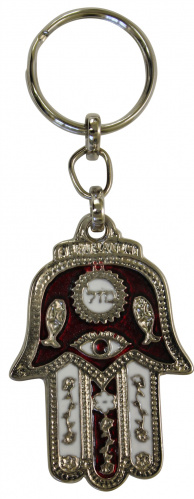 Red Hamsa Key Chain