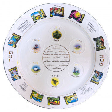 Narrative Seder Plate Set